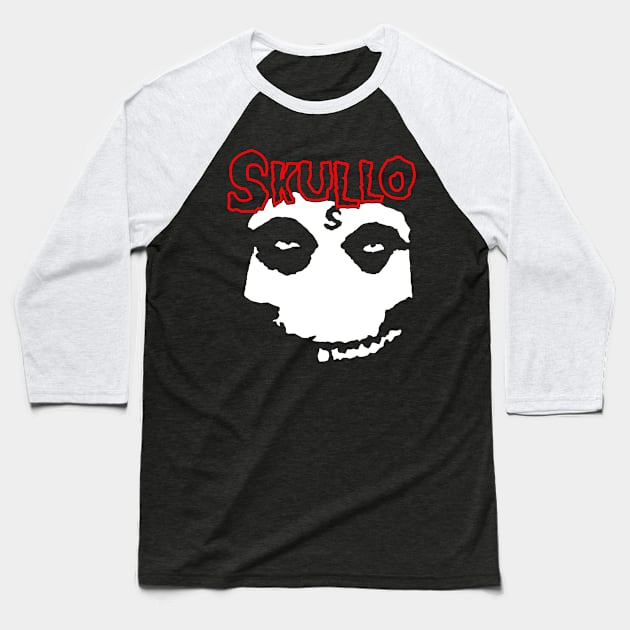 Skullo Baseball T-Shirt by kthorjensen